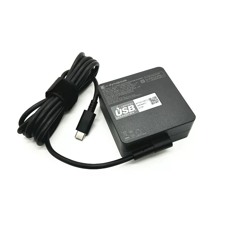Genuine New Adapter FSP065-A1CR3 65W 20V 3.25A USB-C Type-C AC Adapter Charger For  Toshiba Dynabook T8, T7, T6, C8, C7 V8, V6, G8, G6, V83, G83 X6, P55, Z8, Z7, MJ64, RJ74 PA5352U-1ACA PAACA048 G71C000NK110 power supply Toshiba laptop repair parts