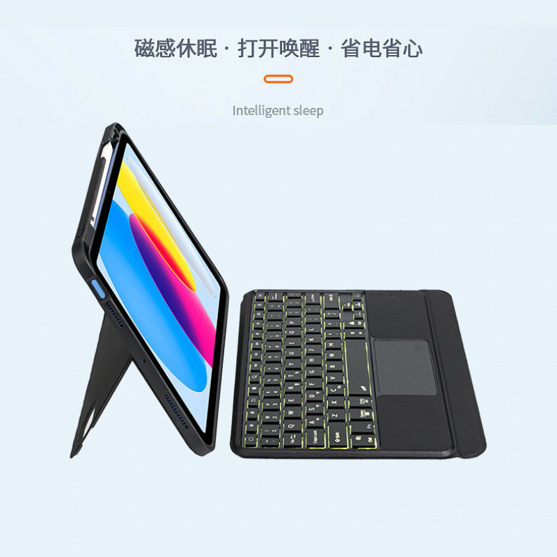 Applicable to iPad10.2 inch 7th generation wonderful touch keyboard iPad10 generation 10.9 inch split Bluetooth keyboard protective Accessories