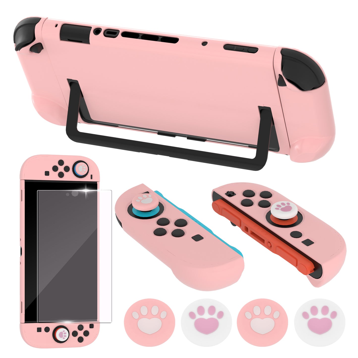 Applicable to Nintendo Switch 2 protective case set switch 2 skin-friendly gradual change case button cap explosion-proof film