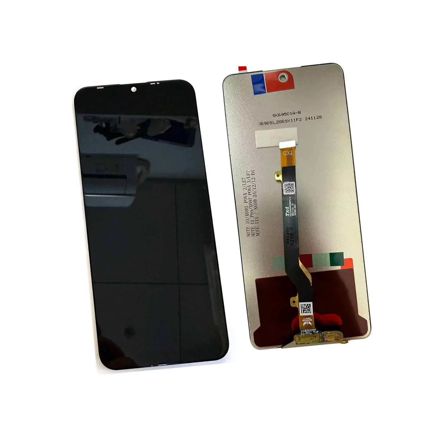 LCD Touch screen assembly for Tecno Note6 X610 X690 LE7 X693 X695 Note10
