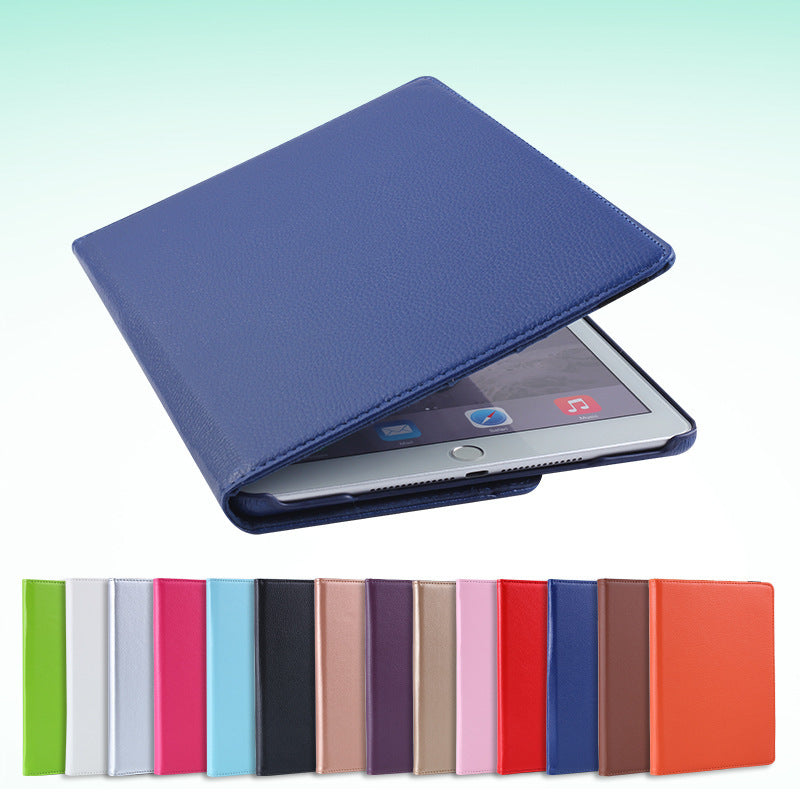 Applicable to Samsung TAB A9plus tablet protective case t500 rotating A7lite lychee pattern leather case A810.5 shell protective Accessories