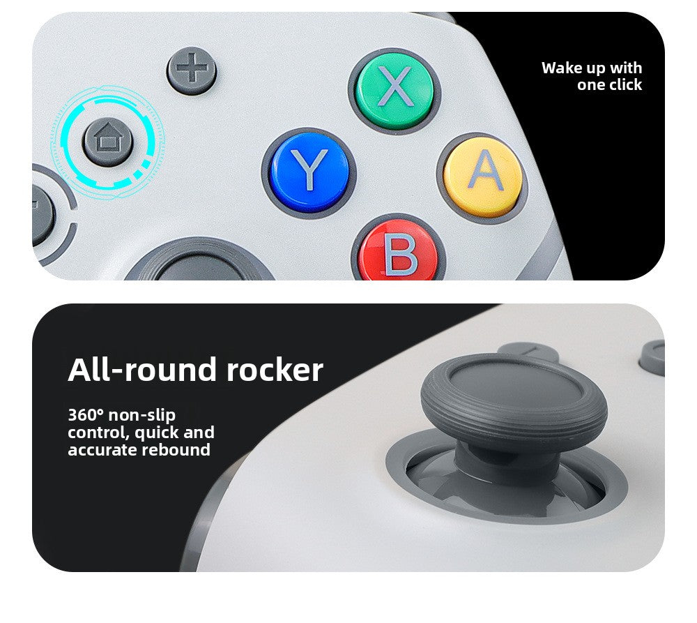 New NS PRO gamepad SWITCH Bluetooth wireless handle with six-axis somatosensory vibration RGB colorful lights