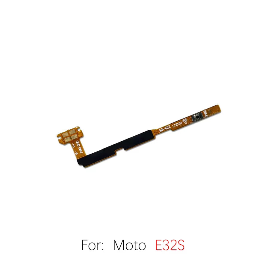 For Motorola E20 E22i E30 E32 E32S E40 Power cable Switch on volume of ribbon flex cable