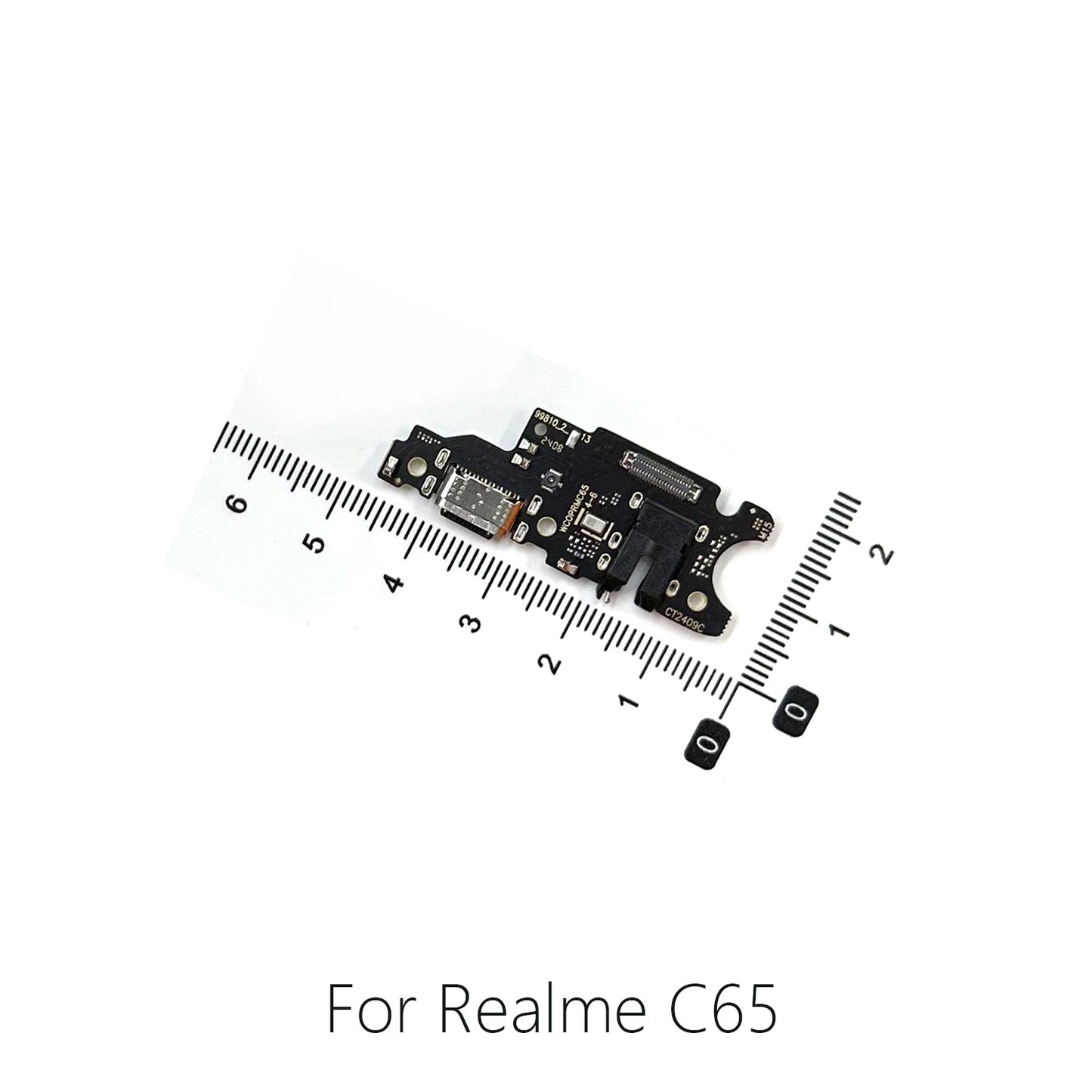 For Realme C55 C61 C63 C65 C67 C75 charging port charging flex board cable