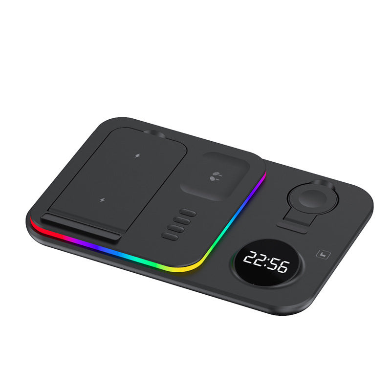 3-in-1 wireless charger, clock wireless charging 30W multi-function magnetic wireless charging
