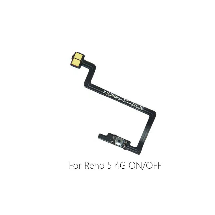 For Oppo Reno5 4G 5Pro Reno6 Reno6Pro Power cable Switch on volume flex of ribbon