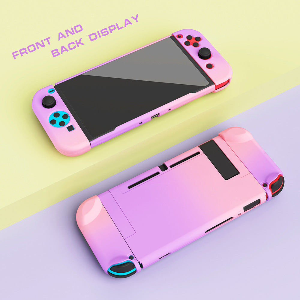 Switch console case is suitable for Nintendo Switch case, skin-friendly feel oil gradient color host case