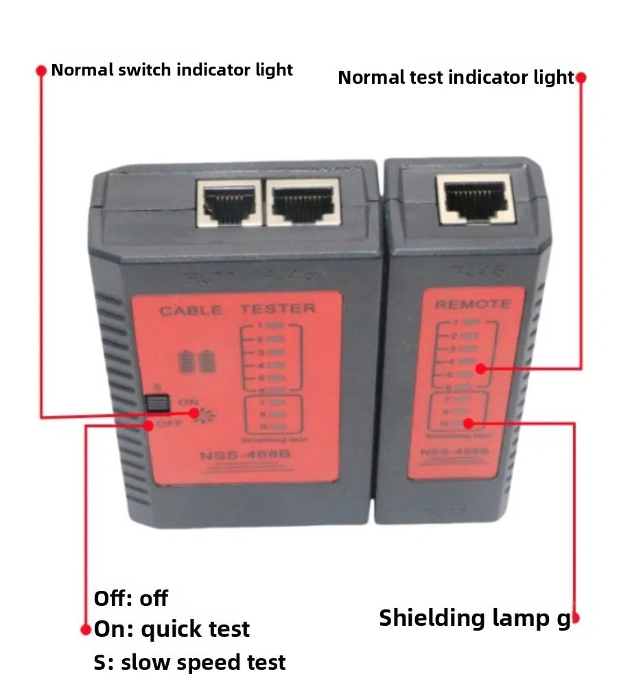 RJ45 RJ11 Cable Tester crystal head network cable tester multi-function line check RJ11 telephone detector line tester network line tester repair tools