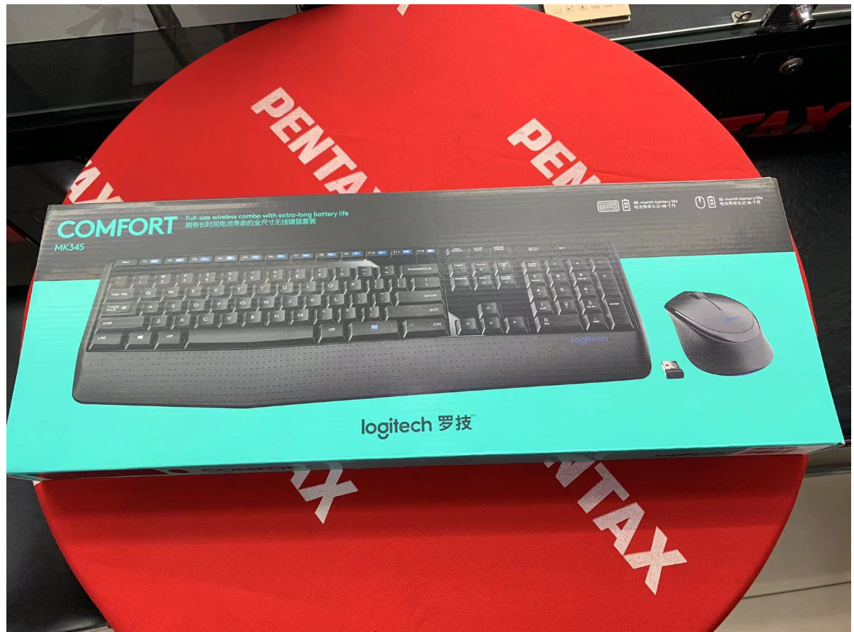 Boxed genuine, Logitech MK345 wireless keyboard and mouse set laptop mouse keyboard