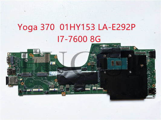 (Shipping fee not include) lenovo motherboard system board YOGA370 LA-E292P I7-7600 8G I5-7300