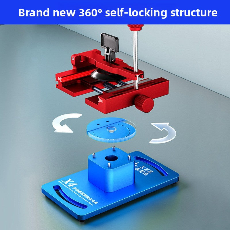 X4 multifunctional mobile phone repair, screen removal, pressure maintenance, fixture, screen removal, side hanging pressure maintenance, glass back cover removal artifact repair tool