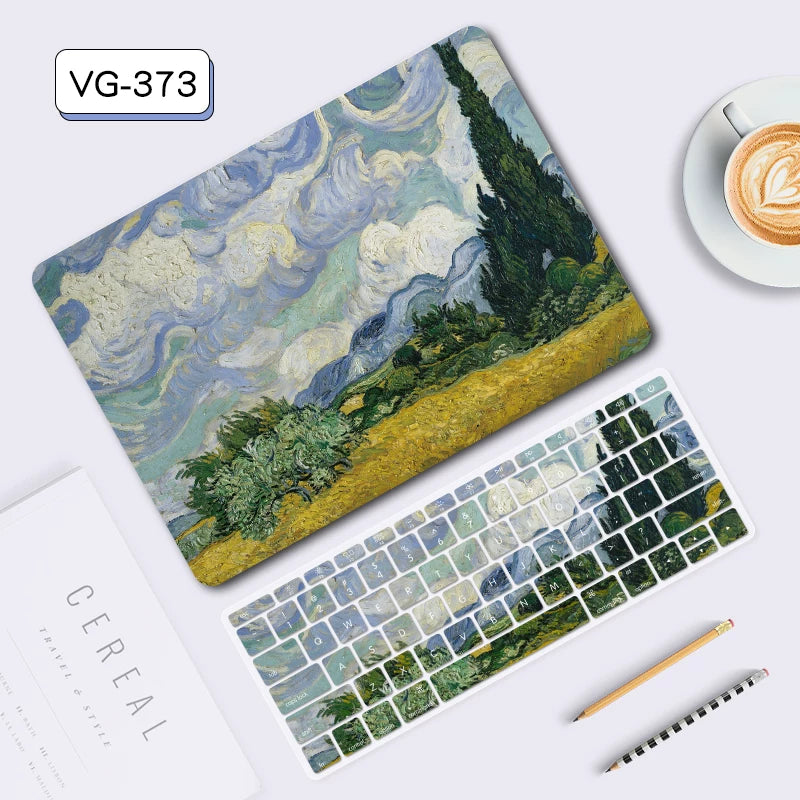 MacBook Air Pro 11 "12" 13 "14" 15 "16" Laptop Case, Van Gogh Oil Painting Computer Case, Anti-Drop, Computer Case Laptop accessories
