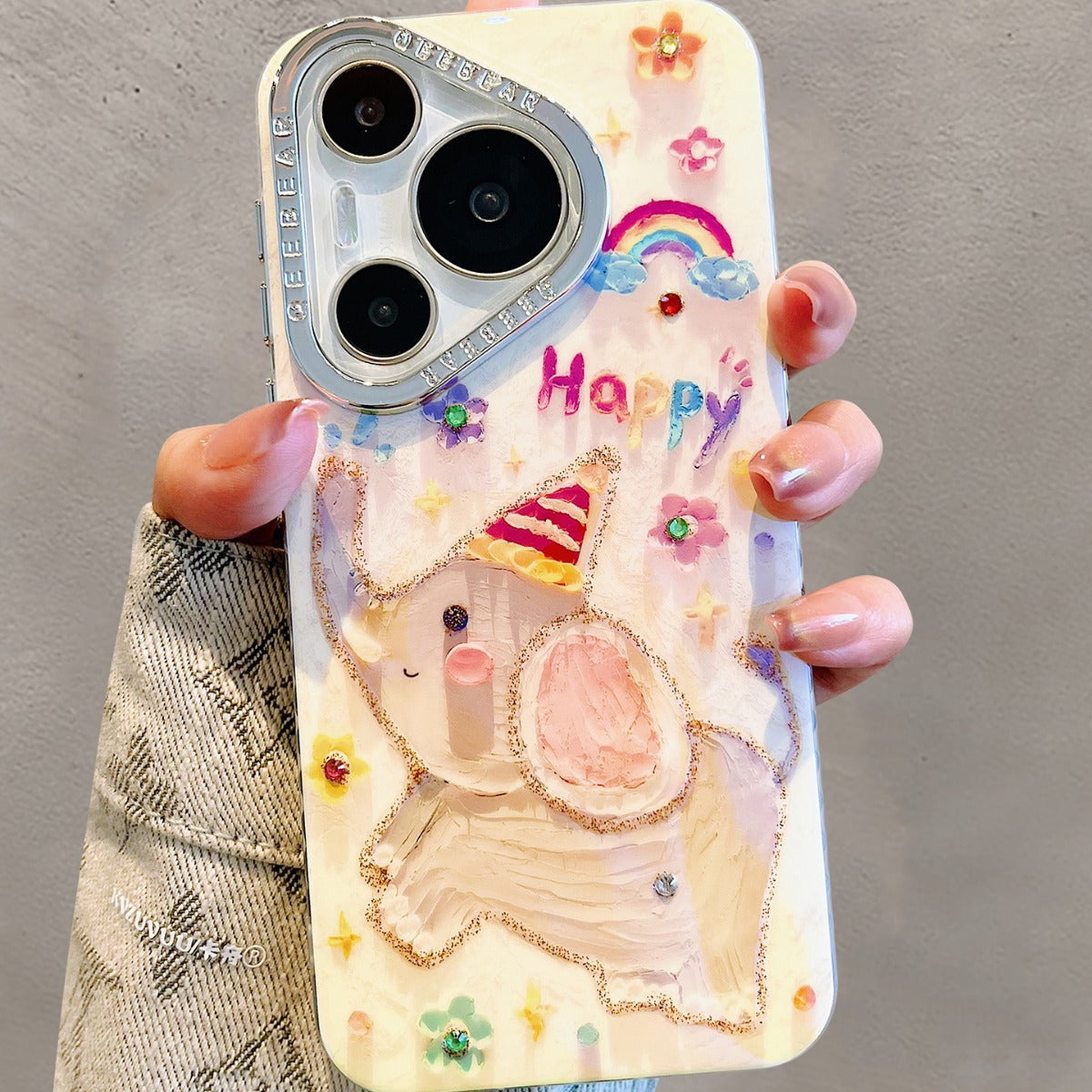 Accessories for Huawei pura70pro mobile phone case pura70 Dumbo giraffe p60pro cute cartoon p70p