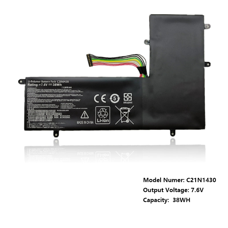 (Shipping fee not include)全新for for ASUS  Chromebook C201PA_C-2A  replacement  battery   C21N1430