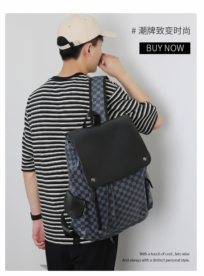 laptop bag Backpack men's backpack retro travel bag Luxury fashion  all-in-one large capacity original computer bag 电脑包