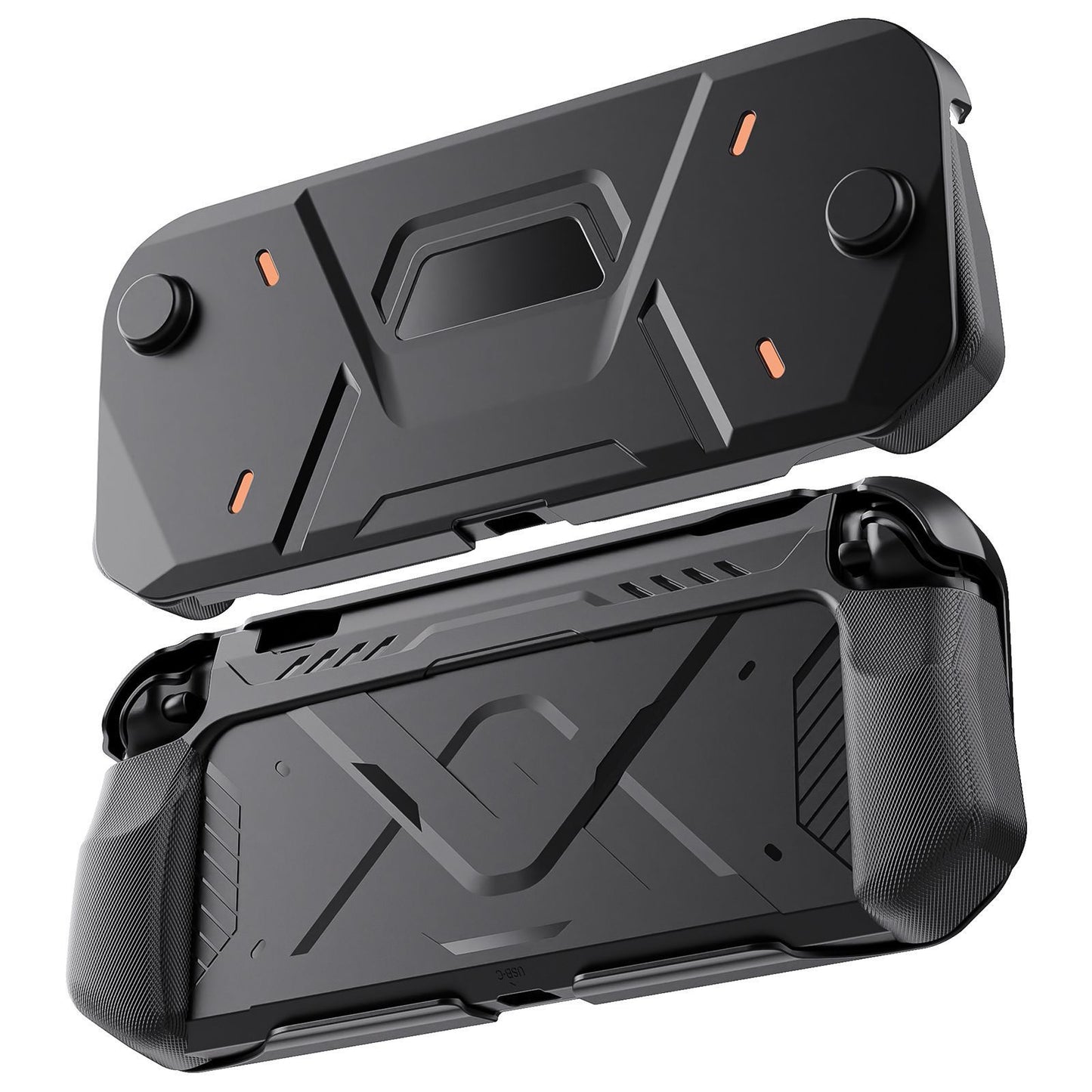 Suitable for SWITCH2 game console protective case NS2 game console, mecha wind protective cover TPU soft bottom PC cover