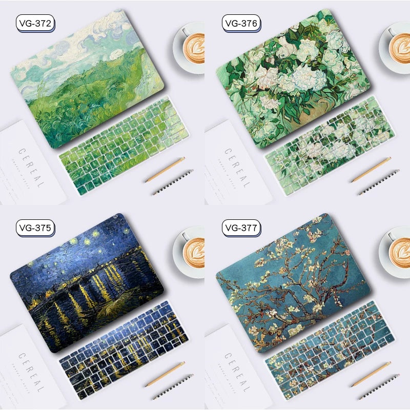 MacBook Air Pro 11 "12" 13 "14" 15 "16" Laptop Case, Van Gogh Oil Painting Computer Case, Anti-Drop, Computer Case Laptop accessories