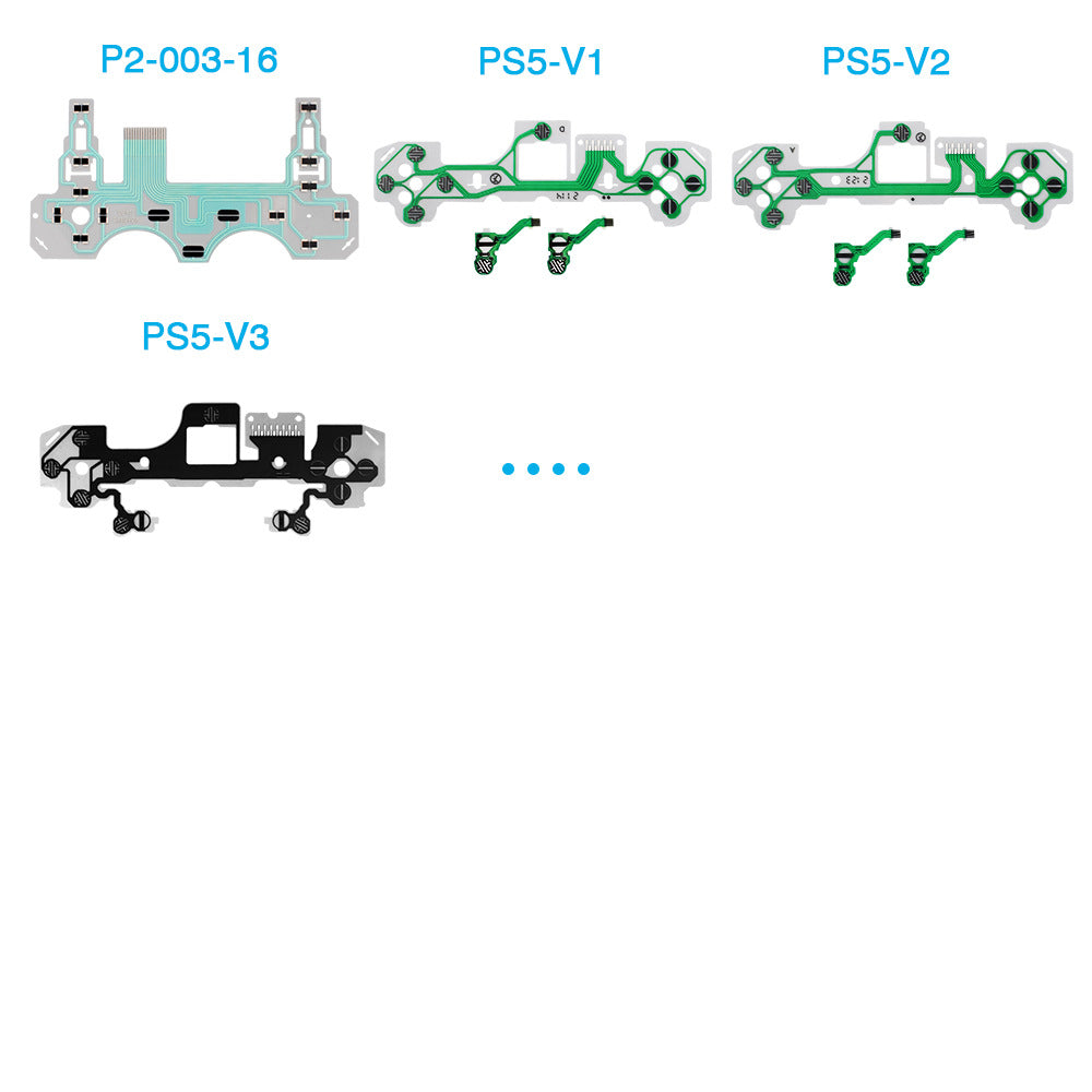 PS4 gamepad handle controller conductive film, PS4 controller repair accessories, PS4 button film, PS3 controller conductive film