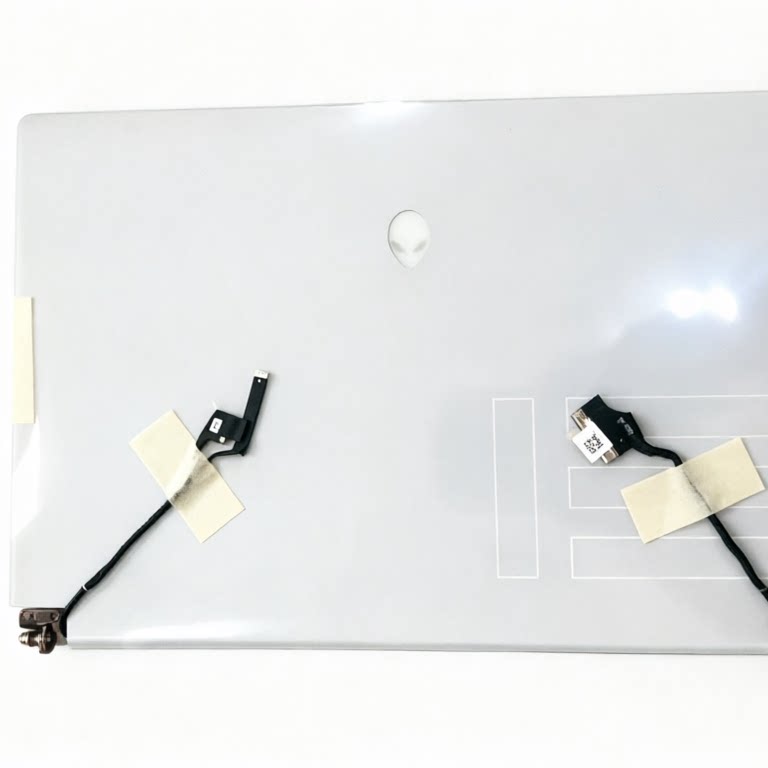 07MX08 15.6 inch LCD panel FHD 1920*1080 165Hz 165HZ HINGE UP complete screen assembly for Dell Alienware x15 R1 / R2 15.6" Non-Touch Lid Screen Assembly Lunar White 7MX08 184X2 Dell Laptop repair parts