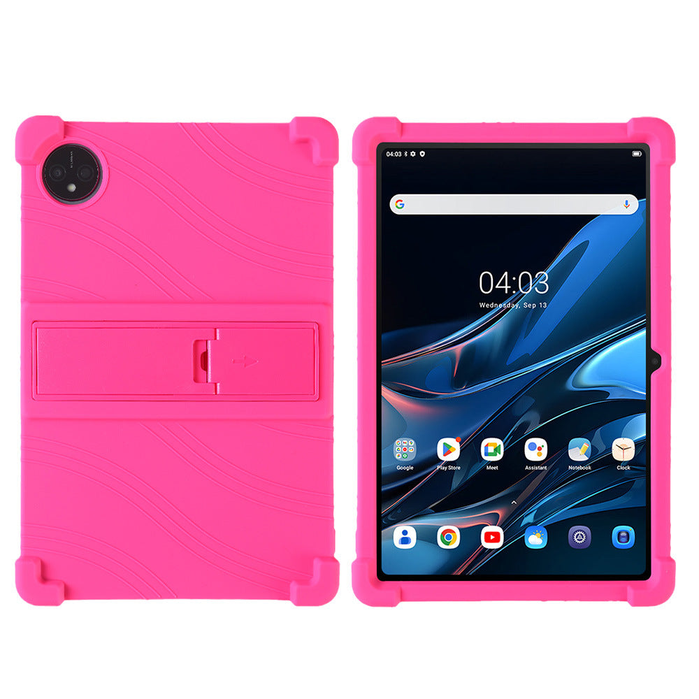 Applicable Blackview Tab 10WIFI Tablet Case 10.1 Inch Anti-drop Silicone Belt Bracket Protecting Case Protecting case