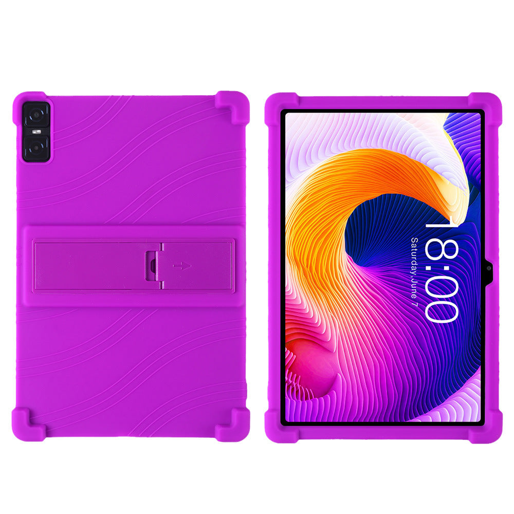 Applicable Teclast T45HD protective cover 10.5 inch 2023 model with bracket Soft silicone anti-drop protective case Protect case