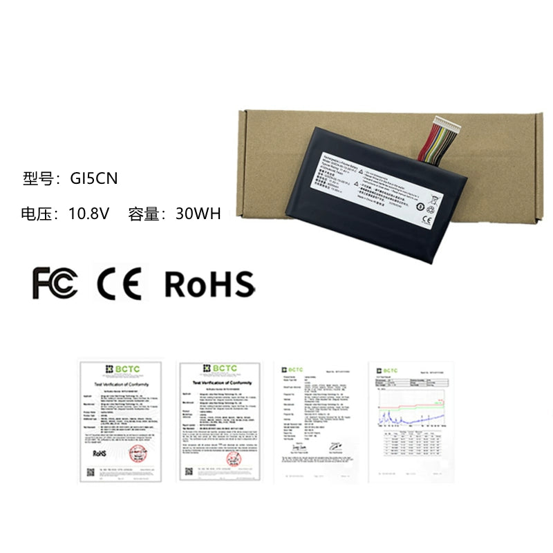 (Shipping fee not include)全新Hasee  battery 革命深海泰坦X1 X2 GI5KN-11-16-3S1P-0 GI5CN battery