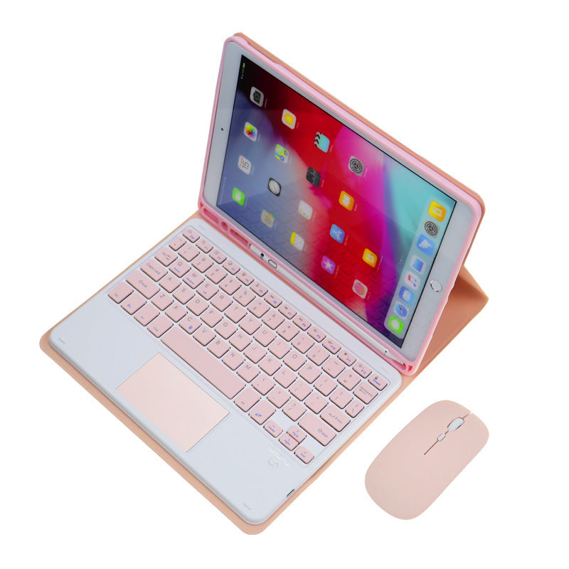 Applicable ipad10 keyboard leather case case touch magic bluetooth keyboard air5 Pro11 silicone pen slot protective cover protective Accessories