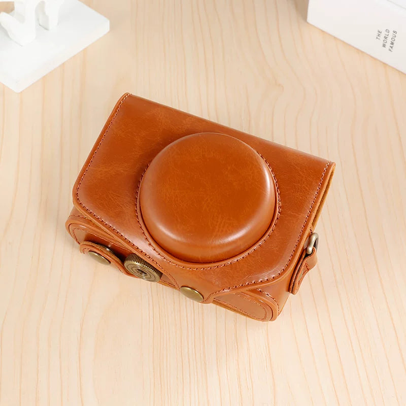 Suitable for Canon G7X3 Protective Case G7X2 Camera Case G11 G12G15/16 G1X2 Leather Case Camera Case Digital camera accessories