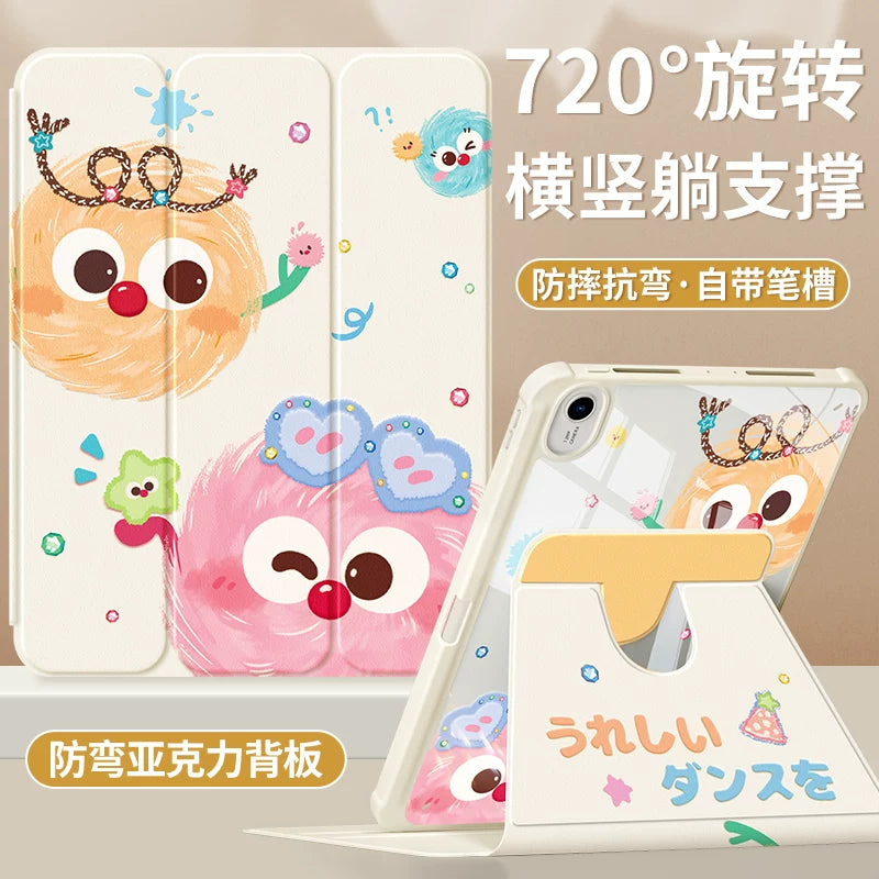 QBOSS For Huawei matepad115s protective case 2024 new air flat case 10.4 inch matepadSE with pen slot 2023 For Honor 11.5s anti-drop x8pro briquettes Tablet Accessories