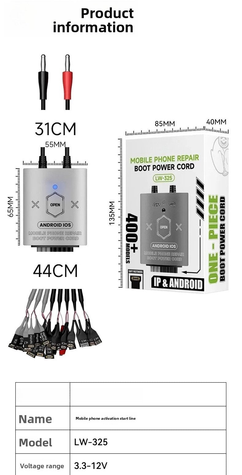 Apple Android power cord iphone5-17promax Android repair power cord  Android IOS  Mobile Phone Repair boot power cord  Repair tools