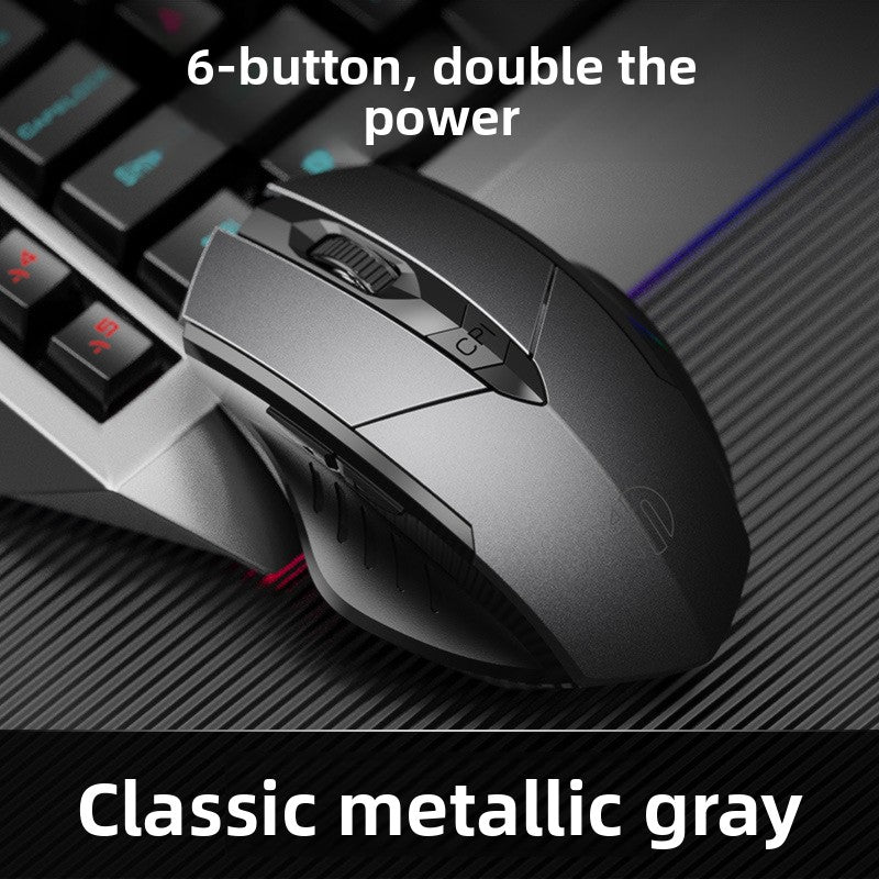PM6 wireless bluetooth three-mode mouse F1S charging silent business office game computer
