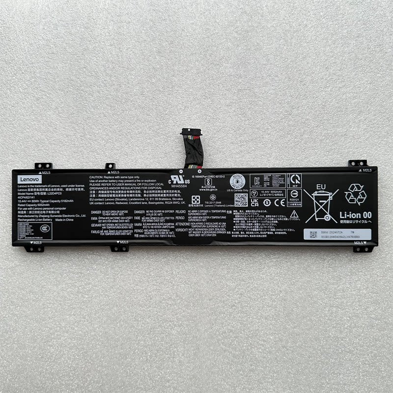 Genuine battery for Lenovo ThinkBook 16p G5 IRX Legion Pro 5 16IRX8 16ARX8 16IRX9 Legion Pro 7 16IRX8H 16ARX8H 16IRX9H L22C4PC0 L22B4PC0 L22X4PC0 L22M4PC0 L22D4PC0 BATTERY Lenovo Laptop repair parts