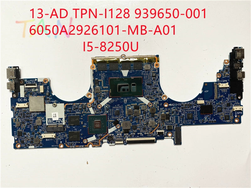 (Shipping fee not include)HP/ for惠普   motherboard  system board 13-AD 939650-001 MX150 2GB i5-8250U 8GB