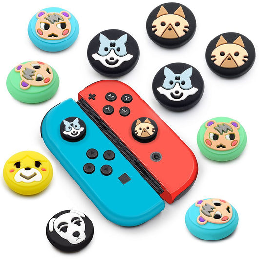 Suitable for Nintendo switch/lite rocker silicone cap joycon 3D protective cap Animal Crossing