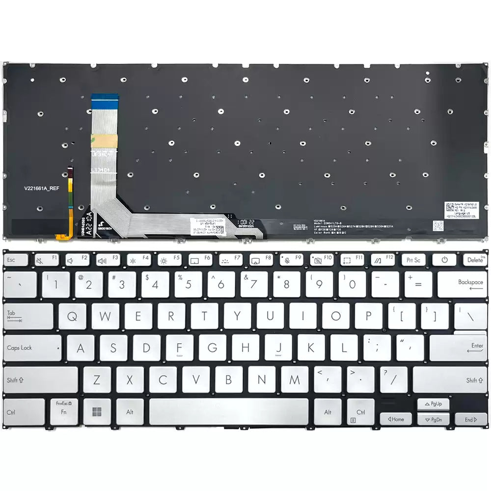 US English Keyboard For ASUS Zenbook 14X OLED UX3404V Zenbook 14 Flip OLED UP3404 ASUS laptop repair parts