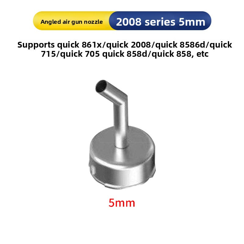 Universal air nozzle 861/2008/850 Elbow Oblique mouth Straight mouth Straight wind Round air gun nozzle Mobile phone special air gun nozzle Phone Repair tools