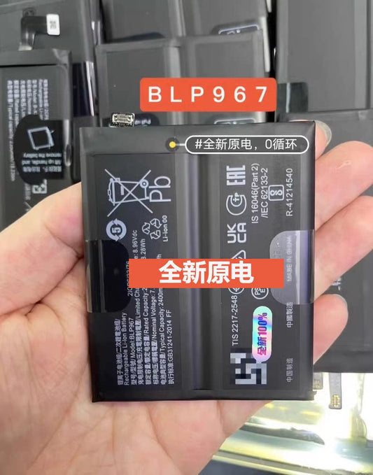 New OPPO FindX6 original cell battery model BLP967 new battery support fast charging Oppo phone repair parts