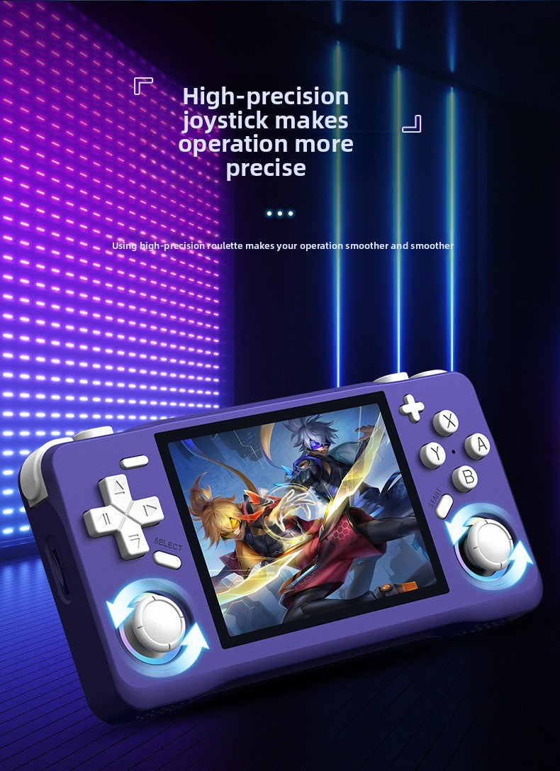3.5" inch XF35H IPS HD WIFI Online match fight Linux Dual 3D joysticks RGB 4000mAh rechargable supporting 2.4G wireless Gamepad connected games Handheld  Player console