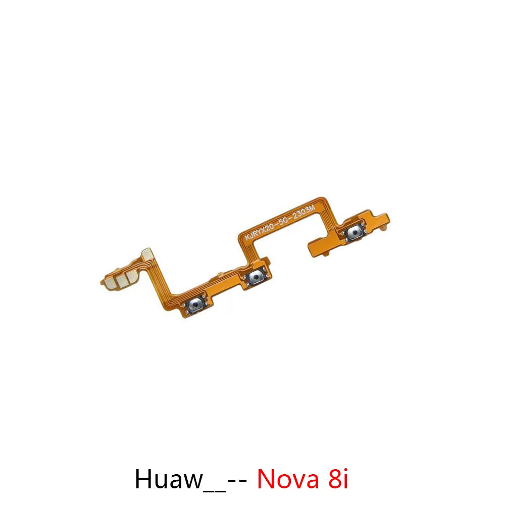 Suitable for Huawei Nova 5i 5Pro 5T 7i 7Pro 7SE 8i 9Pro 9SE Power cable Switch on volume cable of ribbon flex