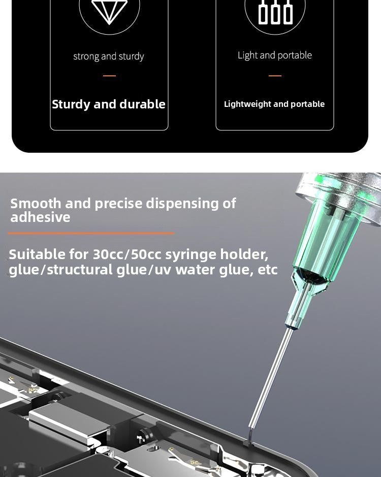Manual glue gun 30cc structural glue writing glue artifact, mobile phone repair bracket glue gun Laptop Mobile Phone Repair tools