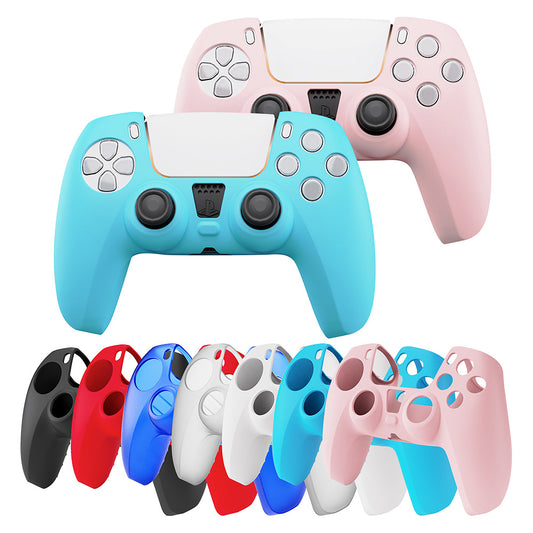 PS5 handle silicone cover, spray feel oil PS5 handle protective cover, protective case PS5 peripheral accessories
