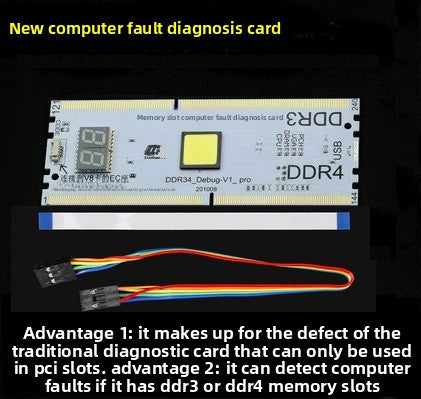 Computer troubleshooting card debugging test card Notebook main board detection card Support USB/PCI/LPC socket Laptop Mobile Phone Repair tools
