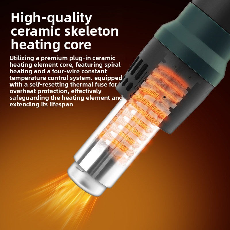 Portable digital brushless hot air gun high power dismantling and soldering table electronic main board repair hot air solder gun repair tools