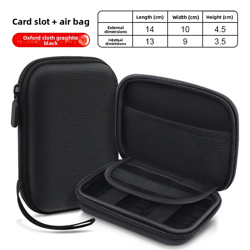 CCD camera bag, card machine storage bag, suitable for Canon, Sony, Fuji, Nikon, camera case, hard case, retro card machine storage box, small digital camera storage bag, shockproof, compressive and anti-drop warehouse Digital camera accessories
