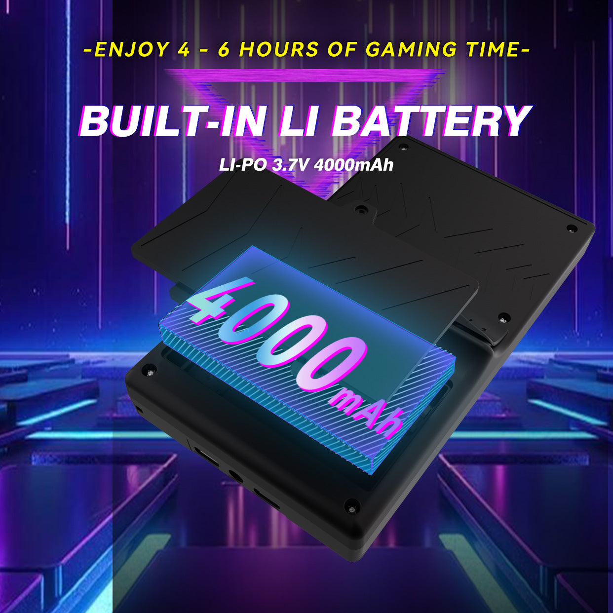 4.0 4" inch XF40V IPS HD Linux wifi 3D big joysticks RGB 4000mAh  rechargable PSP games Handheld  Player console