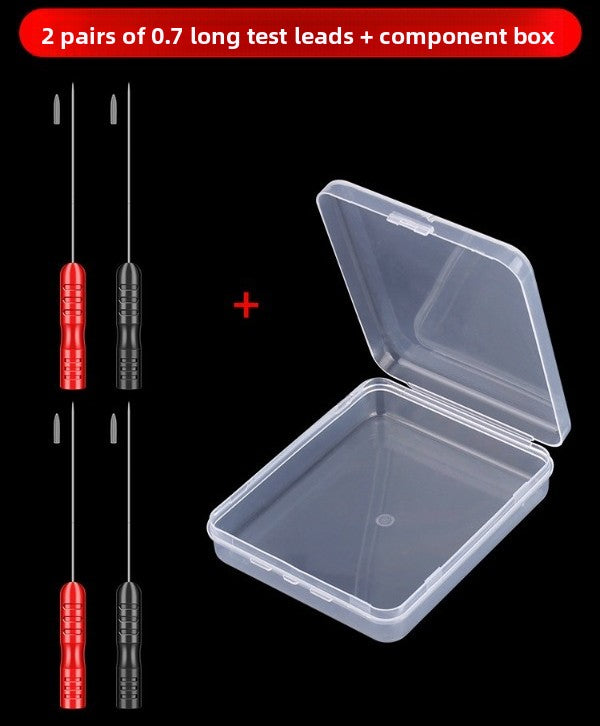 Multimeter probe pen extra tip steel needle thin needle adapter lengthened extension replacement needle can be broken thread Repair tools