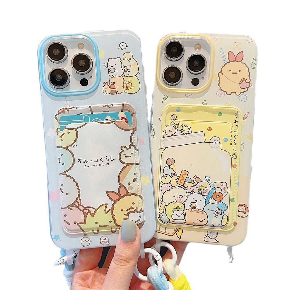 Accessories ins Japanese cute corner creature for iphone15promax Apple 14 mobile phone case 11 new 15pro