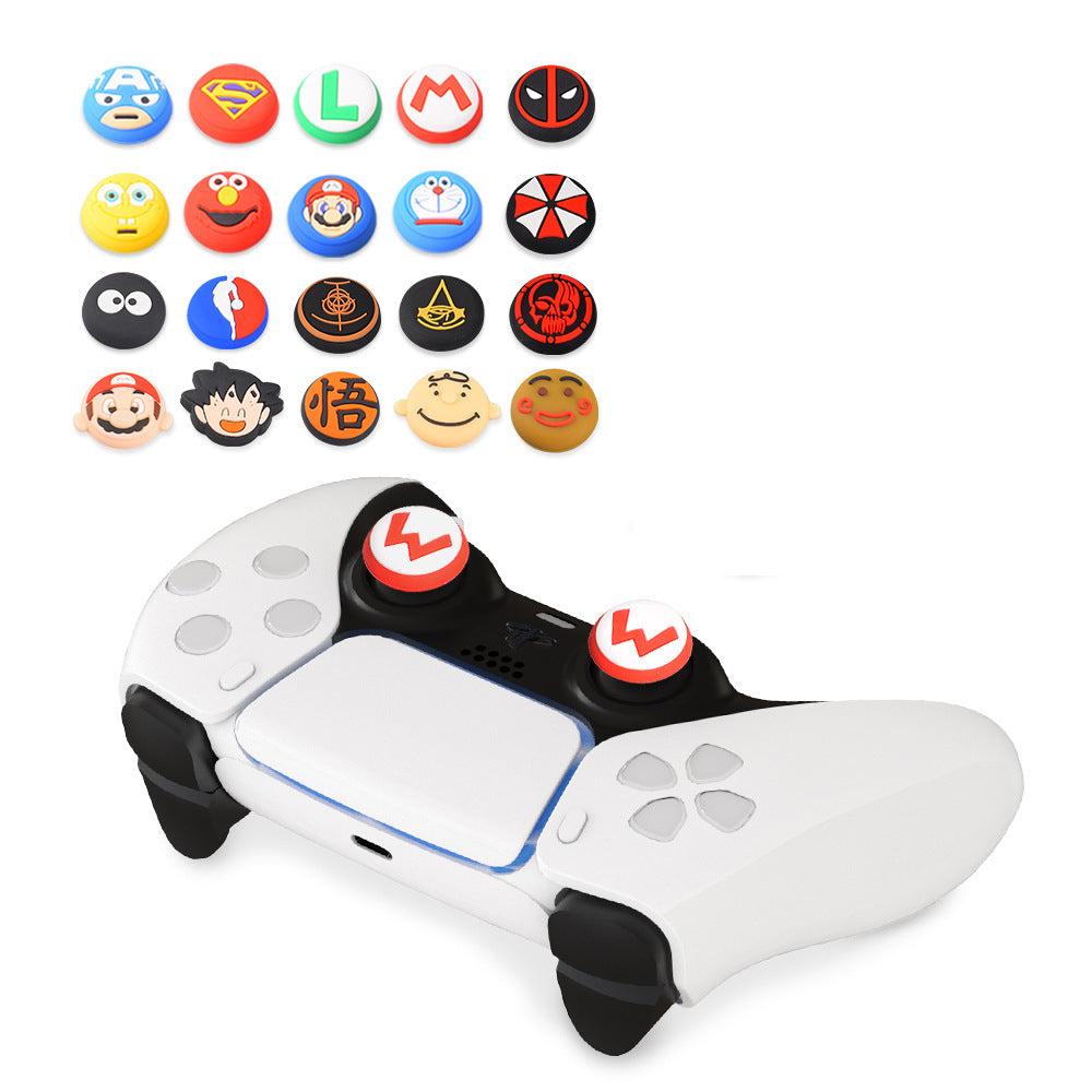 PS4 handle rocker cap PS5 silicone cap for XBOXONE gamepad button cap 3D silicone protective cap