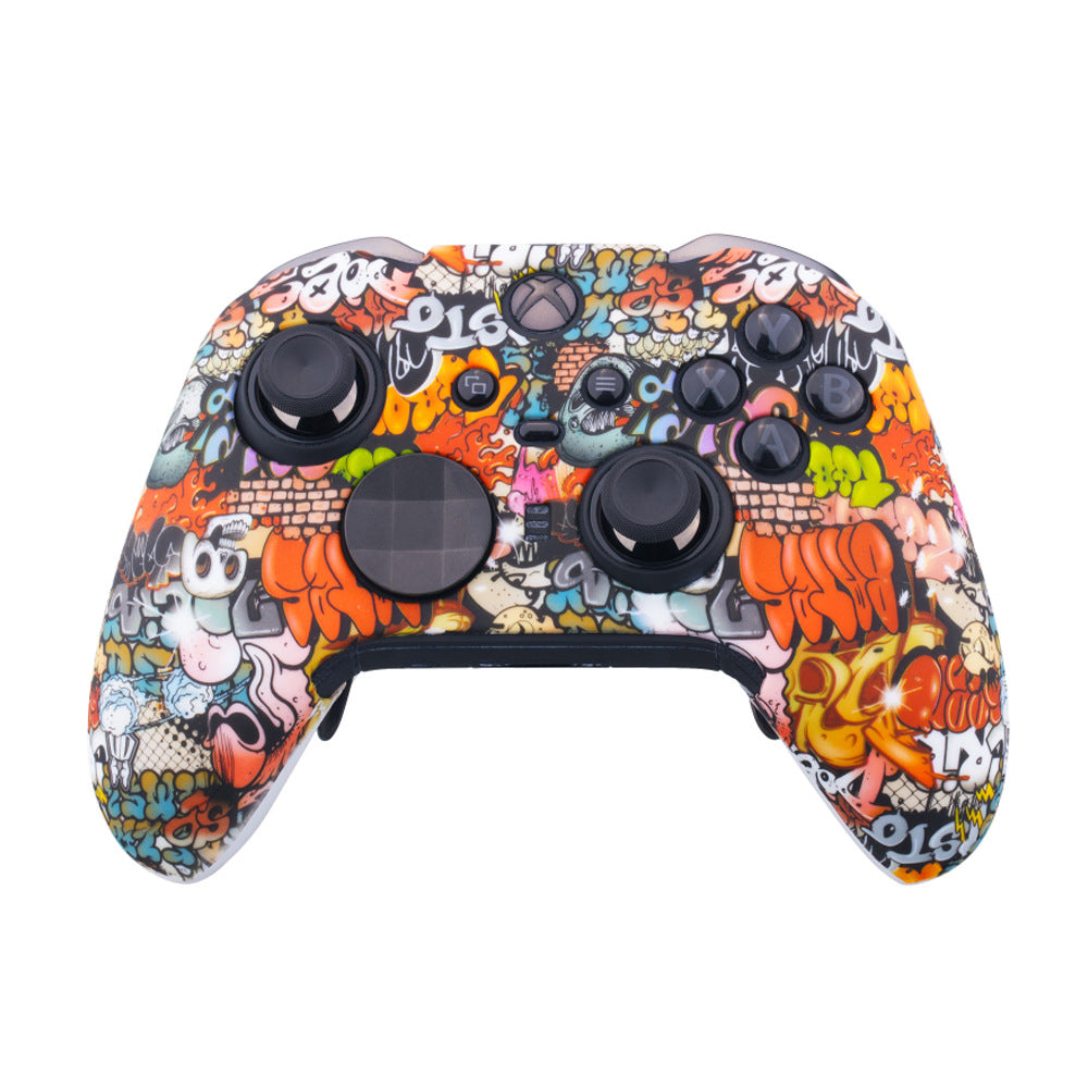 Water transfer camouflage silicone cover for XBOXONE Series X/S gamepad case