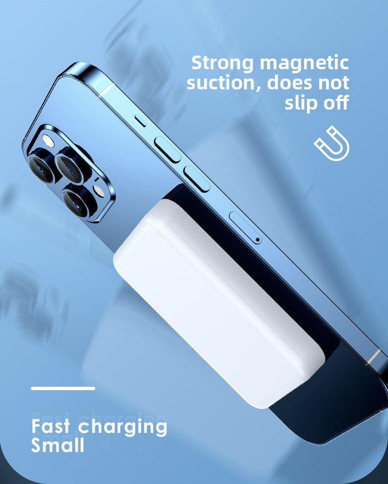 Magnetic wireless power bank 10000 mAh ultra-thin portable mobile power supply